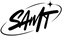 Black stylized 'SAMT' logo text with a star accent and curved line details on a plain white background.